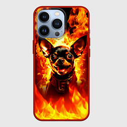 Чехол iPhone 13 Pro Адский Пёс