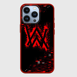 Чехол для iPhone 13 Pro Alan walker k-391, цвет: 3D-красный