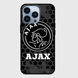 Чехол iPhone 13 Pro Ajax sport на темном фоне