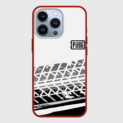 Чехол для iPhone 13 Pro PUBG online game, цвет: 3D-красный