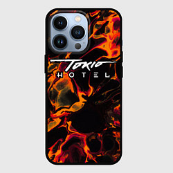 Чехол iPhone 13 Pro Tokio Hotel red lava