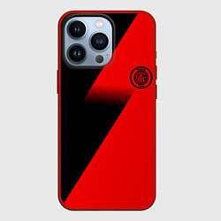 Чехол iPhone 13 Pro Inter geometry red sport