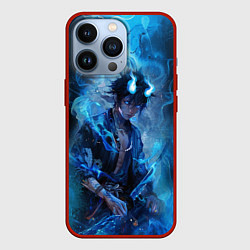 Чехол iPhone 13 Pro Синий демон - Синий экзорцист