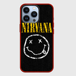 Чехол iPhone 13 Pro Джинсовка с nirvana