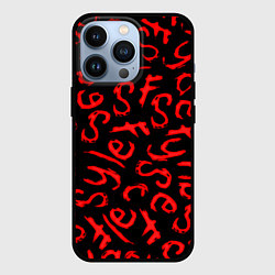 Чехол для iPhone 13 Pro Sally face pattern game, цвет: 3D-черный