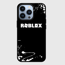 Чехол iPhone 13 Pro Roblox текстура краски белые