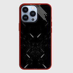 Чехол для iPhone 13 Pro Летящие пули, цвет: 3D-красный