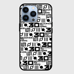 Чехол iPhone 13 Pro Thirty Seconds to Mars pattern rock