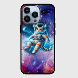 Чехол iPhone 13 Pro The cat is a brave cosmonaut - ai art