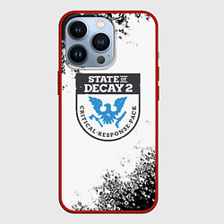 Чехол iPhone 13 Pro State of Decay текстура краски