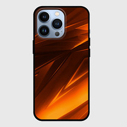 Чехол iPhone 13 Pro Geometry stripes orange