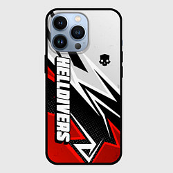 Чехол iPhone 13 Pro Helldivers 2: White x Red