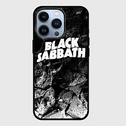 Чехол iPhone 13 Pro Black Sabbath black graphite