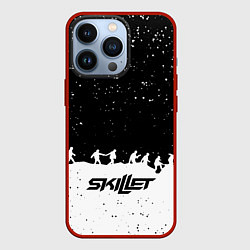 Чехол для iPhone 13 Pro Skillet rock music band, цвет: 3D-красный