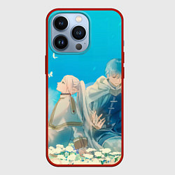 Чехол для iPhone 13 Pro Sousou no Frieren Himmel butterfly, цвет: 3D-красный