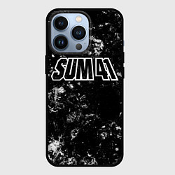 Чехол для iPhone 13 Pro Sum41 black ice, цвет: 3D-черный