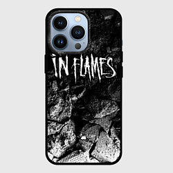 Чехол iPhone 13 Pro In Flames black graphite