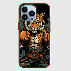 Чехол iPhone 13 Pro Муай-Тай тигр боевые искусства
