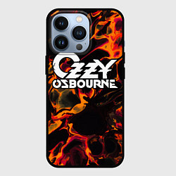 Чехол iPhone 13 Pro Ozzy Osbourne red lava