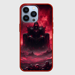 Чехол для iPhone 13 Pro Бог крови Кхорн нейросеть, цвет: 3D-красный