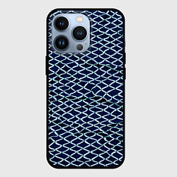 Чехол для iPhone 13 Pro Ромбичный узор, цвет: 3D-черный