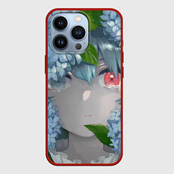 Чехол iPhone 13 Pro Touhou Project Когаса Татара слёзы на глазах