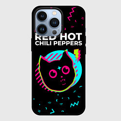 Чехол iPhone 13 Pro Red Hot Chili Peppers - rock star cat