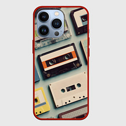 Чехол iPhone 13 Pro Ретро аудио кассеты