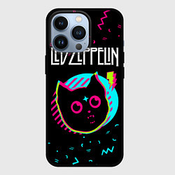 Чехол для iPhone 13 Pro Led Zeppelin - rock star cat, цвет: 3D-черный