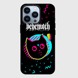 Чехол для iPhone 13 Pro Behemoth - rock star cat, цвет: 3D-черный