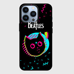 Чехол iPhone 13 Pro The Beatles - rock star cat