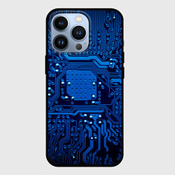 Чехол для iPhone 13 Pro Текстолит, цвет: 3D-черный