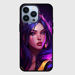 Чехол iPhone 13 Pro League of Legends Kaisa Kda style