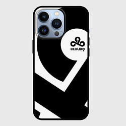 Чехол iPhone 13 Pro Cloud9 - black and white