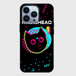 Чехол для iPhone 13 Pro Radiohead - rock star cat, цвет: 3D-черный