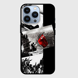 Чехол для iPhone 13 Pro День победы 9 мая коллаж из фронтовых моментов, цвет: 3D-черный