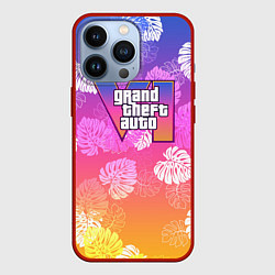 Чехол iPhone 13 Pro Grand Theft Auto VI - пальмы