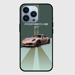 Чехол iPhone 13 Pro Спортивный автомобиль Порше 911