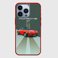 Чехол iPhone 13 Pro Porsche спортивный немецкий автомобиль