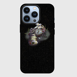 Чехол для iPhone 13 Pro Разбитый противогаз радиация, цвет: 3D-черный