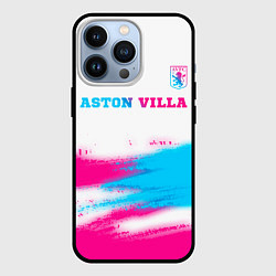 Чехол iPhone 13 Pro Aston Villa neon gradient style посередине