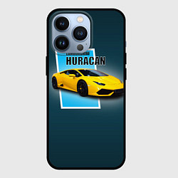 Чехол iPhone 13 Pro Спортивная итальянская машина Lamborghini Huracan