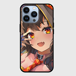 Чехол для iPhone 13 Pro Konosuba Мэгумин cute, цвет: 3D-черный