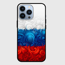 Чехол iPhone 13 Pro Орнамент триколор