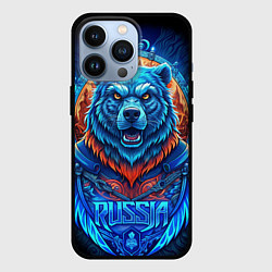 Чехол iPhone 13 Pro Ледяной белый русский медведь