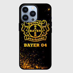 Чехол iPhone 13 Pro Bayer 04 - gold gradient