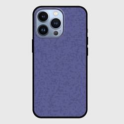Чехол для iPhone 13 Pro Сиреневый однотонный пятнистый, цвет: 3D-черный