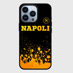 Чехол iPhone 13 Pro Napoli - gold gradient посередине