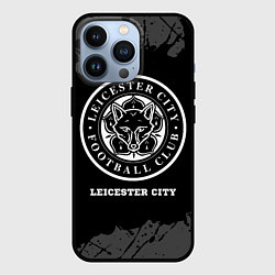 Чехол для iPhone 13 Pro Leicester City sport на темном фоне, цвет: 3D-черный