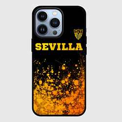 Чехол iPhone 13 Pro Sevilla - gold gradient посередине